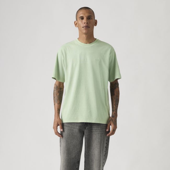 red tab garment dye vintage t-shirt Garment dye cameo green