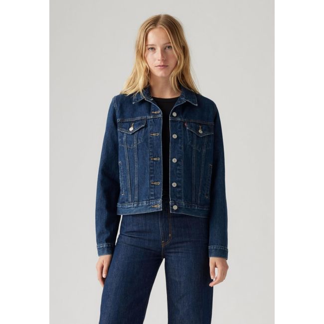 original denim trucker 14,3oz Clean dark authentic