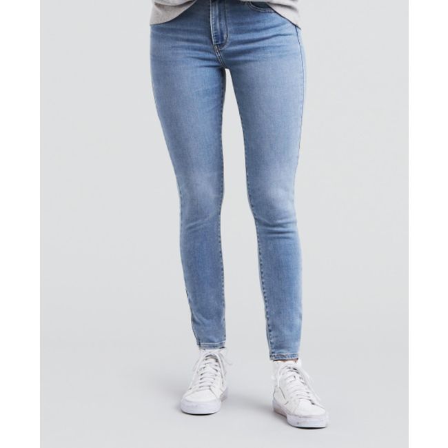 720 high rise super skinny stretch 11oz Azurite