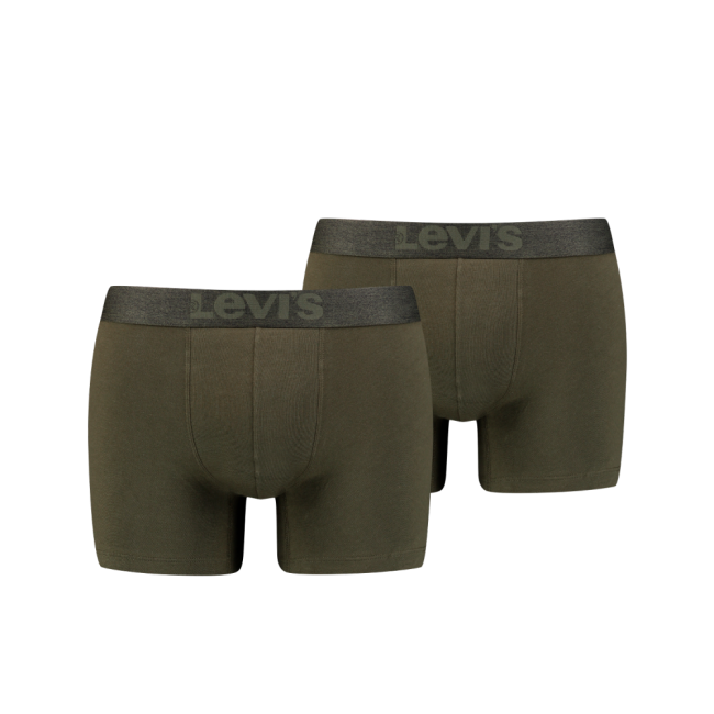 melange wb organic cotton 2-pack boxer Khaki