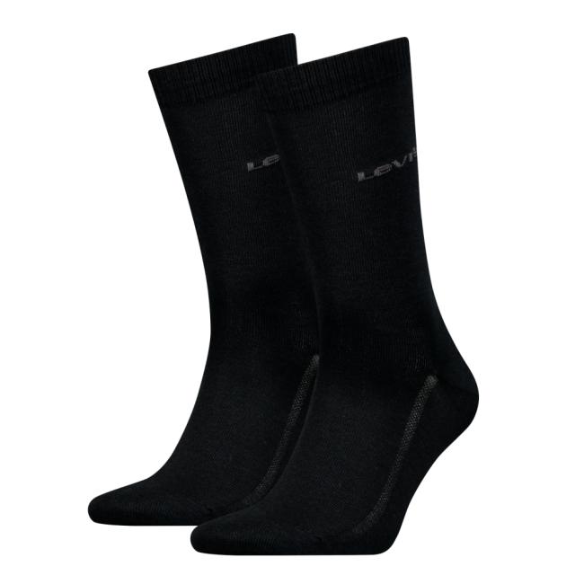 regular cut tencel org co 2-pack sock Black