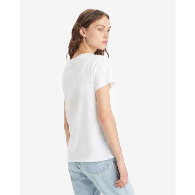 perfect v-neck tee White