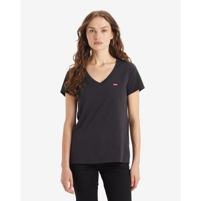 perfect v-neck tee Caviar