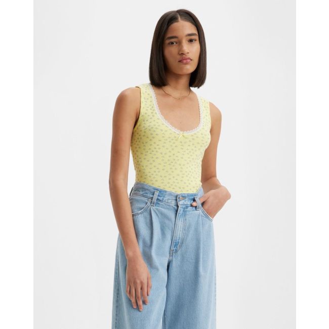 dry goods tank top Jane floral powdered