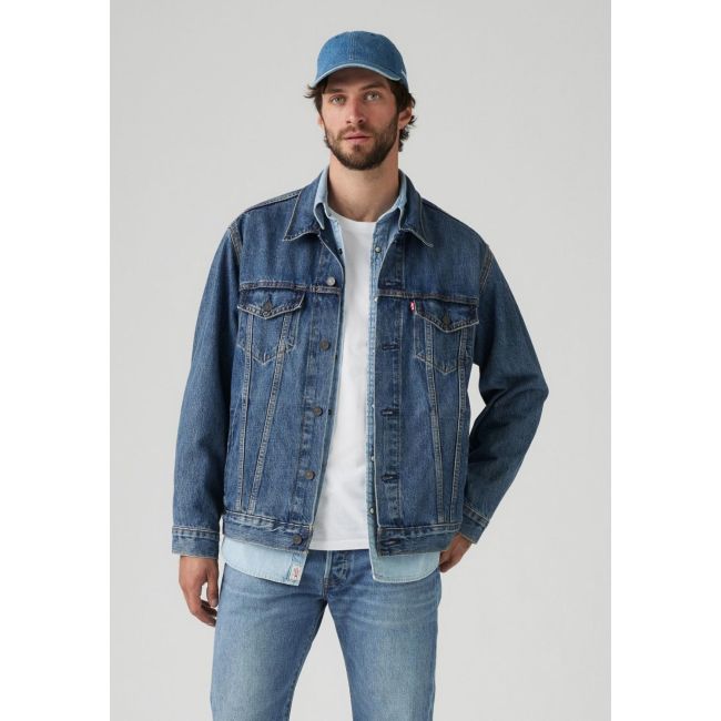 relaxed fit trucker jacket 13,75oz Waterfalls