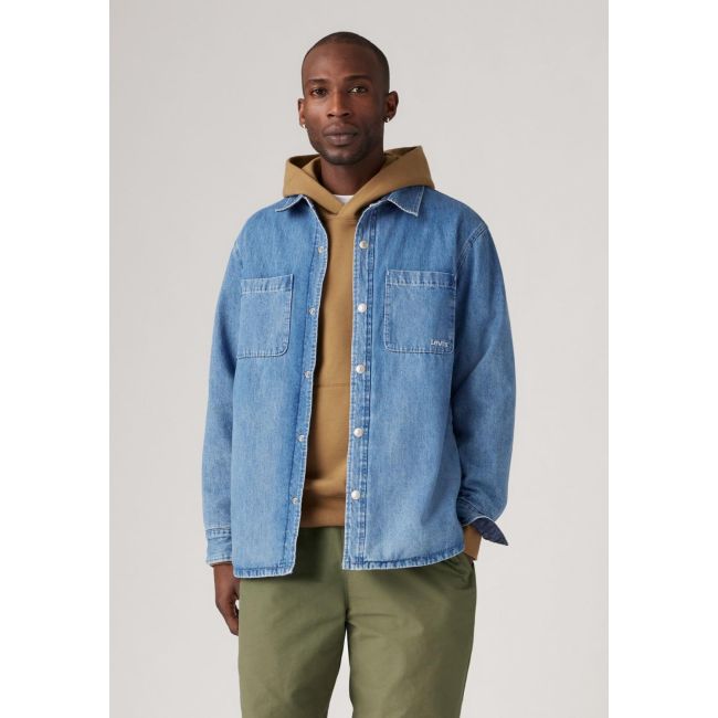 bryant padded rev overshirt 9,5oz Greenpoint light wash