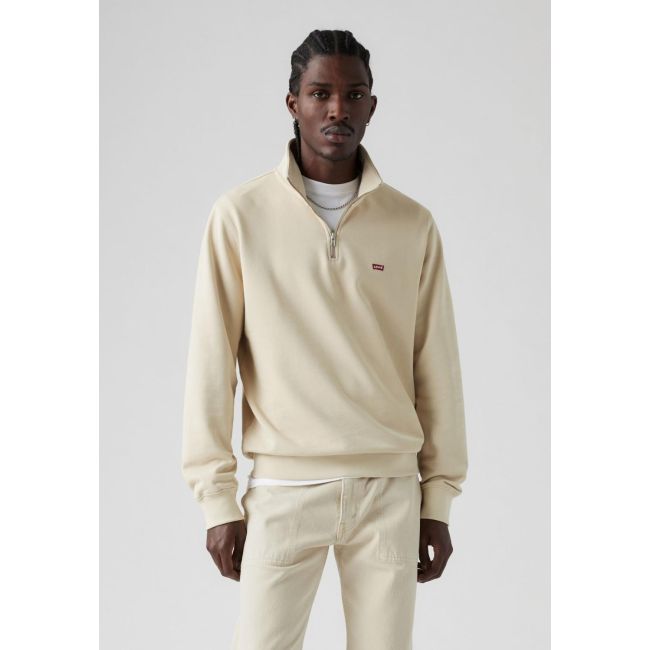 original housemark 1/4 zip sweatshirt Fog