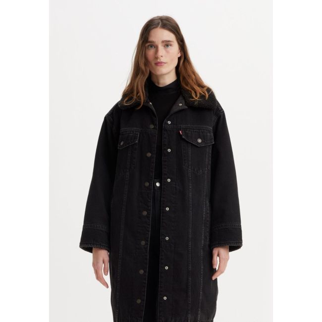 longline padded trucker Come back