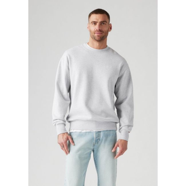 authentic garment dye sweatshirt Light gray htr