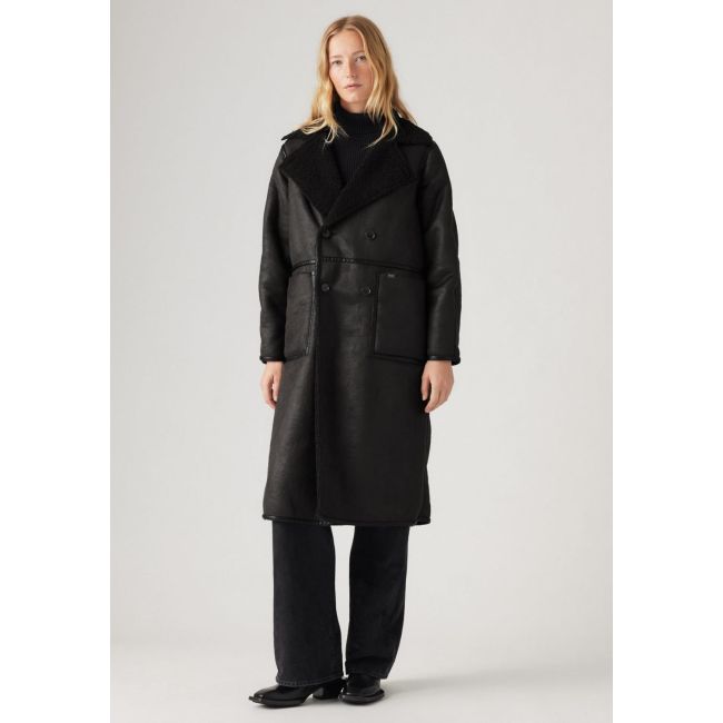 naomi reversible coat Caviar