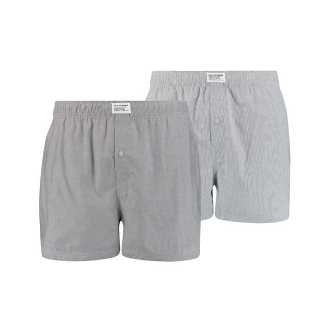 woven 2-pack boxer Asphalt