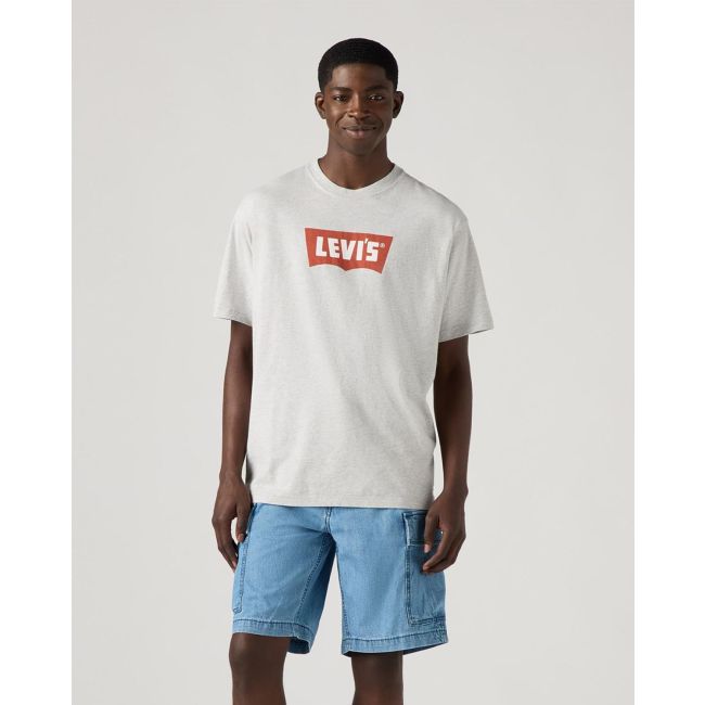 vintage batwing logo t-shirt Light heather grey