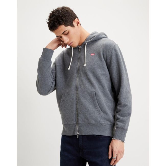 original housemark zip up hoodie Charcoal heather