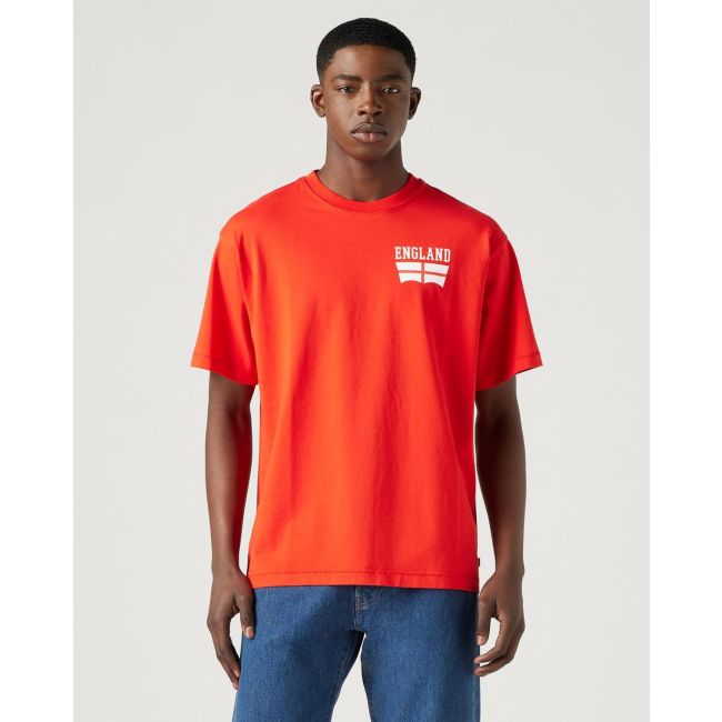lse red tab vinatge t-shirt Englande flame