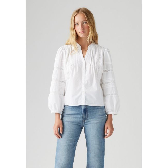 mandy blouse Bright white