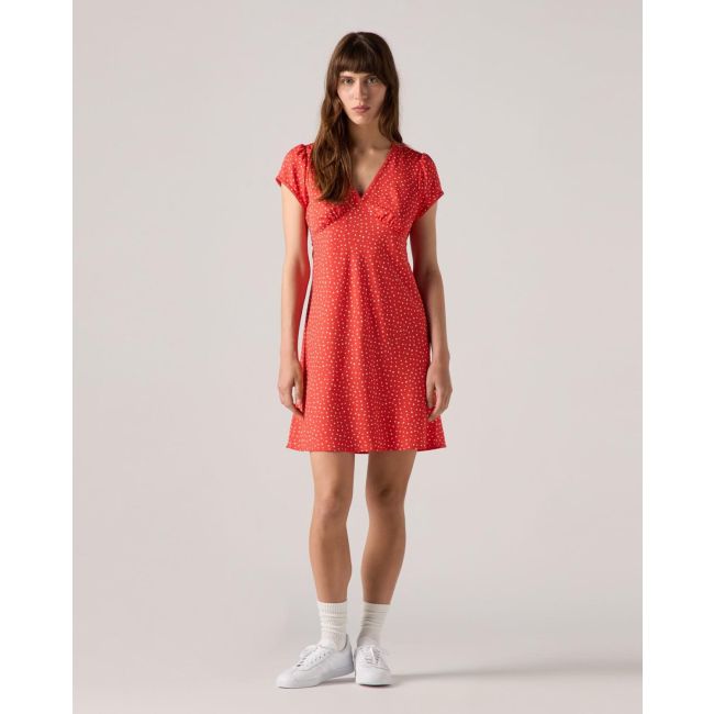 myla marlo dot dress Marlo dot red