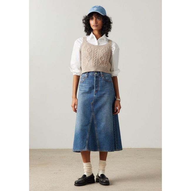 hr a-line decon skirt 12oz Mid morning