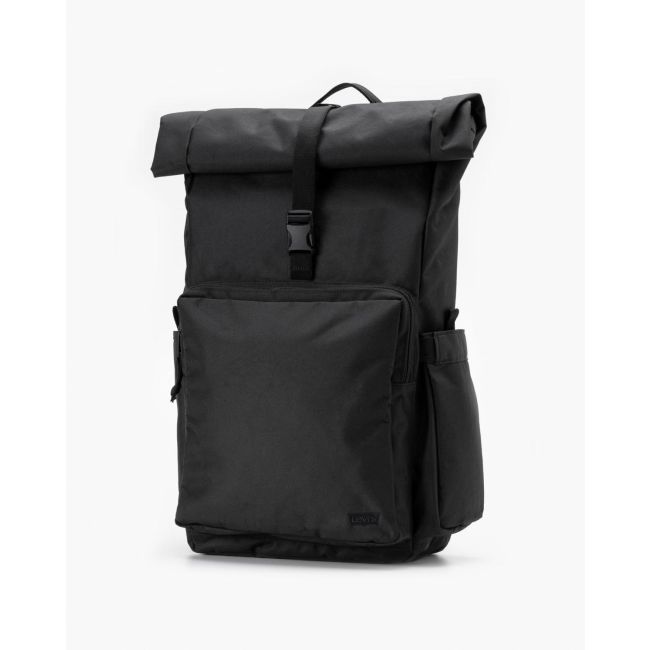 roll-top L-backpack Regular black