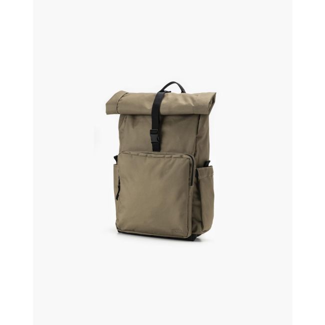 roll-top L-backpack Dark khaki