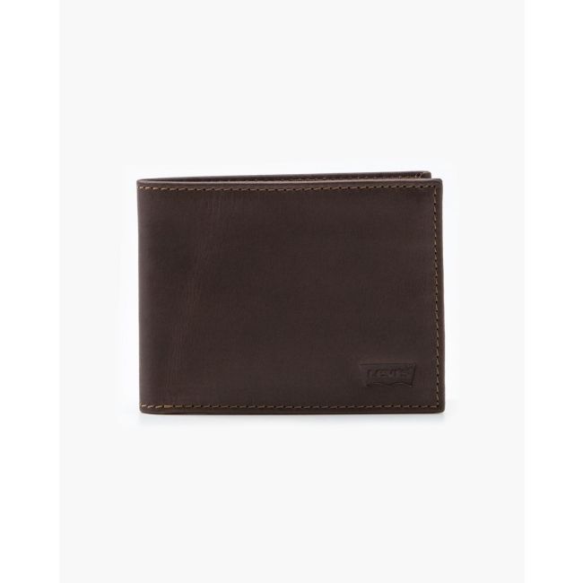 classics hunte coin batwing bifold wallet Dark brown
