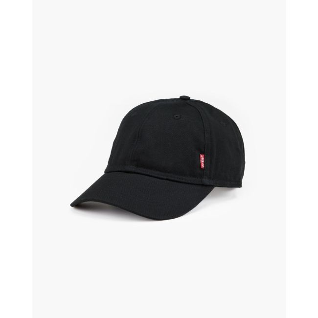 classic twill red tab baseball cap Regular black
