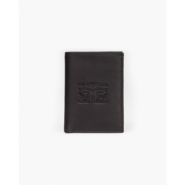 vintage two horse vertical coin wallet Dark brown