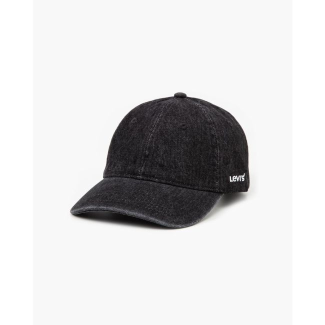 essential denim cap Regular black