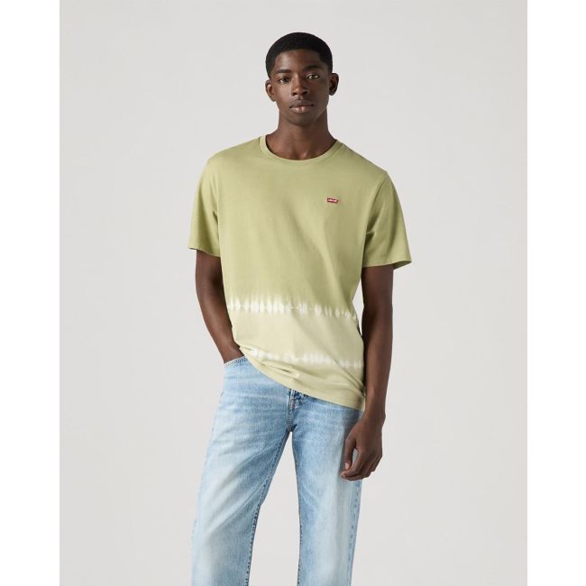sea water finish housemark t-shirt Sage jersey
