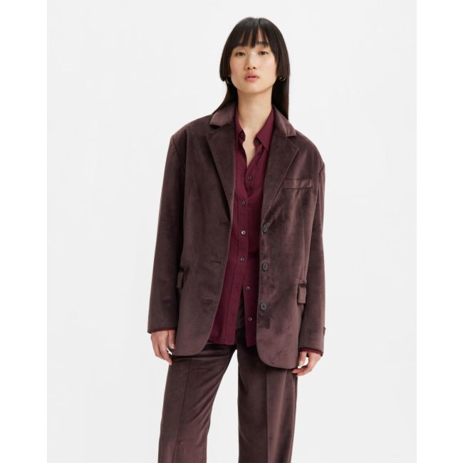 drama club xl blazer Chocolate plum