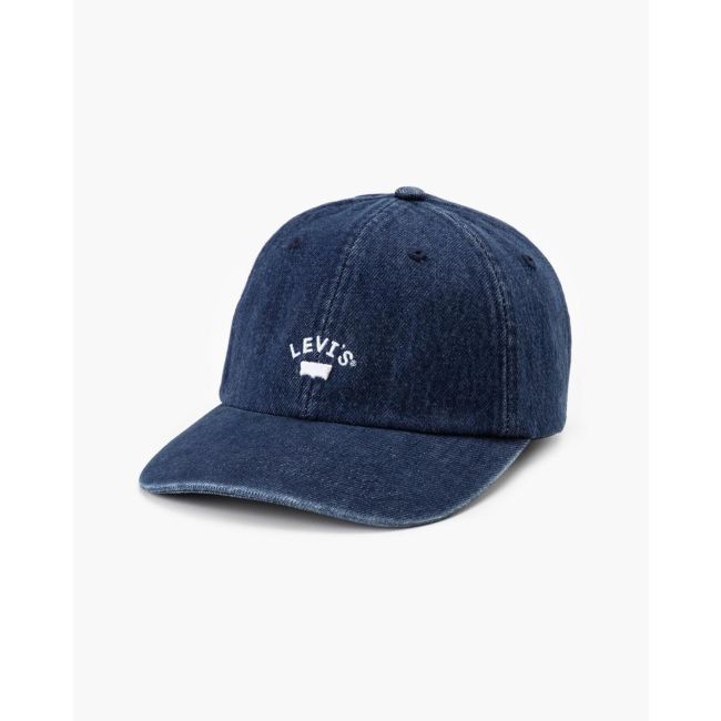 lazy girl logo cap Dark blue