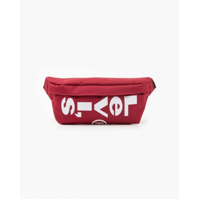 small wordmark banana sling Brilliant red