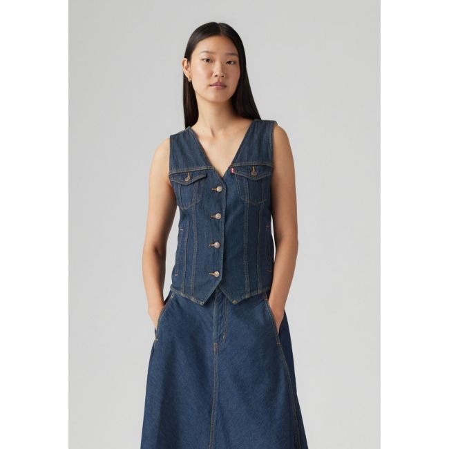 loose vest Square circle