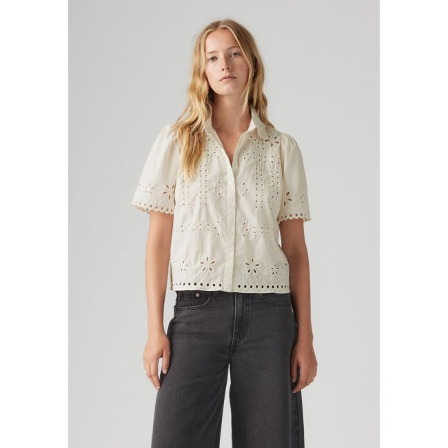 rayne novelty camp shirt Whisper white