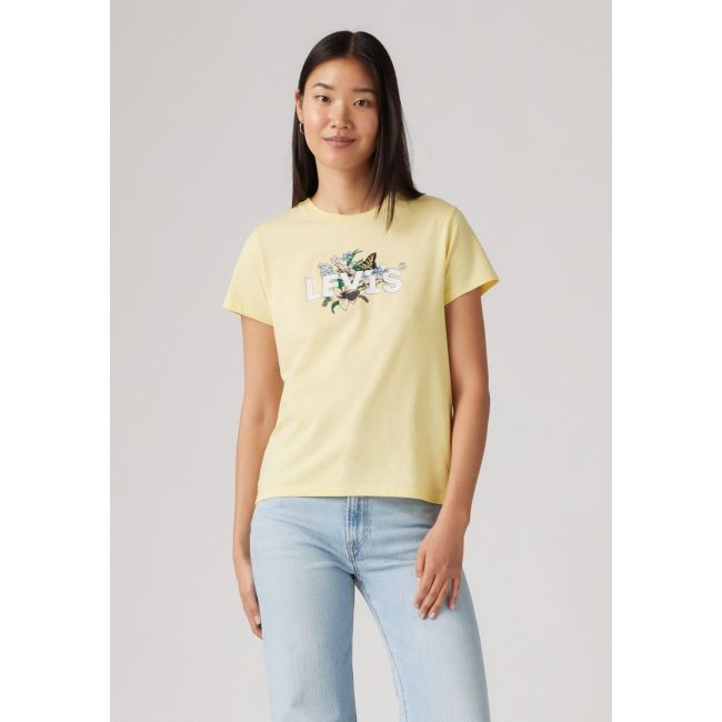 lily logo tee Lily logo double cream