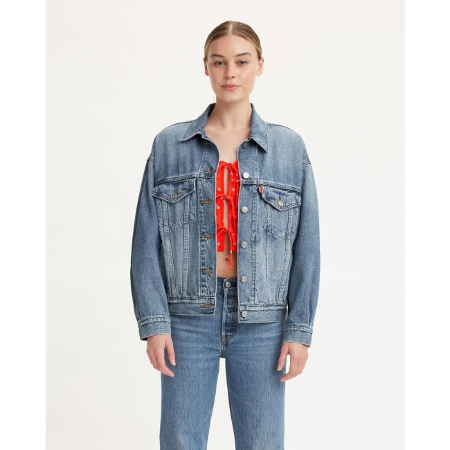 90s trucker jacket 13oz Turning heads