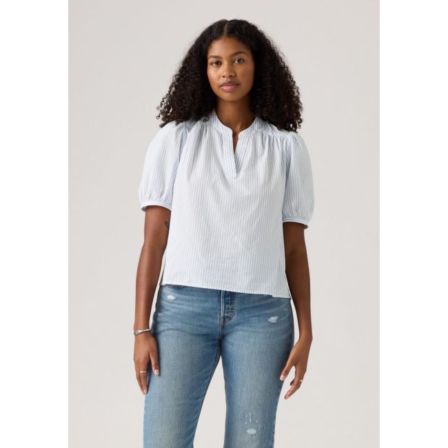 pixie stripe amelie blouse Pixie stripe blue yonder