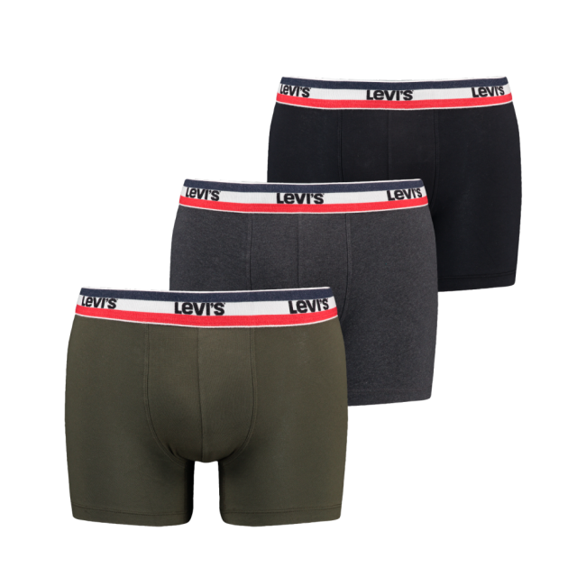 sprtswr logo 3-pack boxer Khaki